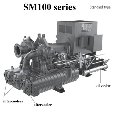 Hanwha Samsung Pendingin Udara Intercooler Untuk Kompresor Udara Sm6100 .